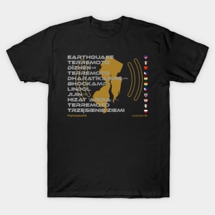 EARTHQUAKE: Say ¿Qué? Top Ten Spoken (New Jersey) T-Shirt